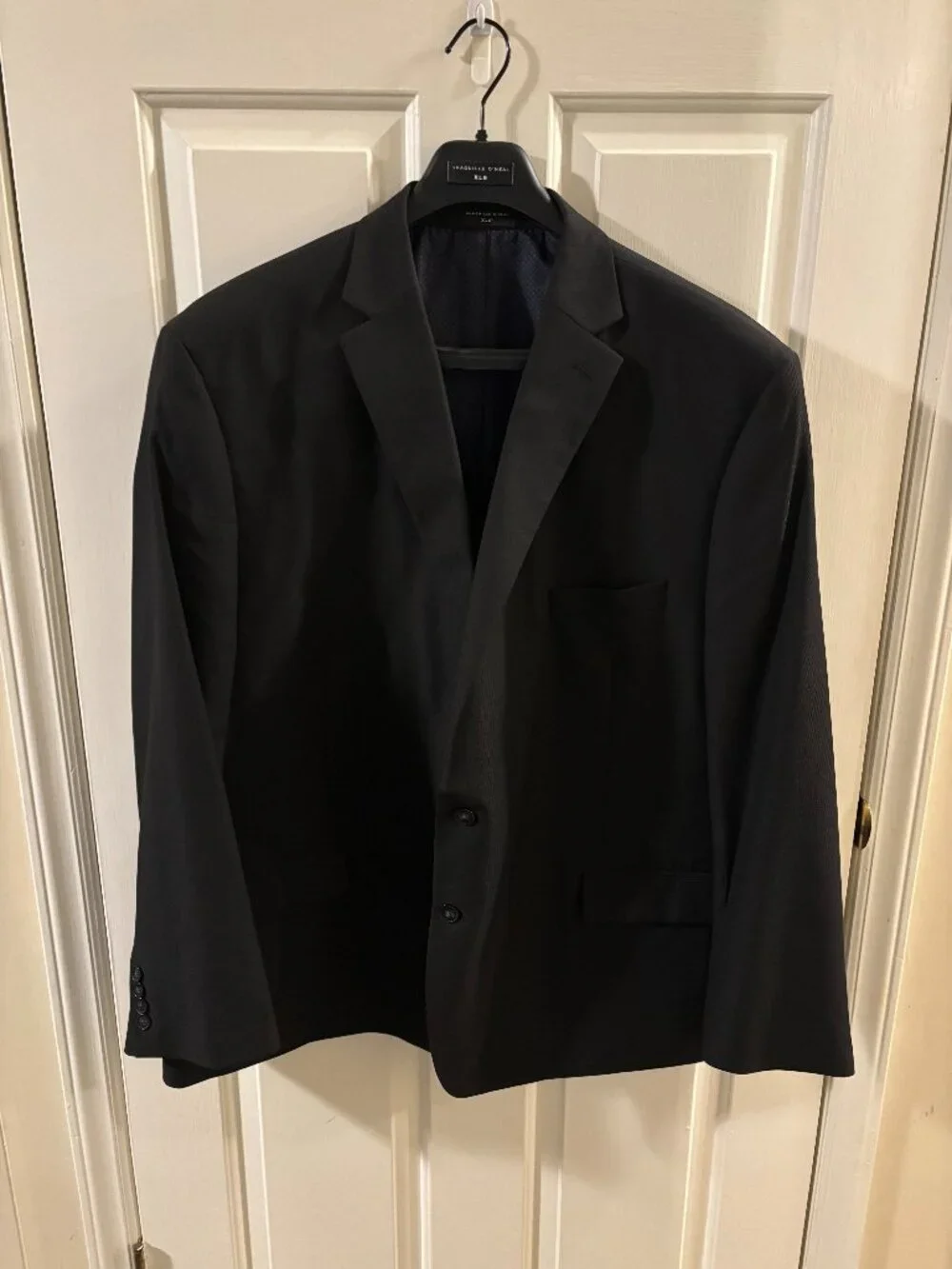 Shaquille O'Neal XLG Black Blazer Sport Suit Coat Jacket Men's 54R Big & Tall